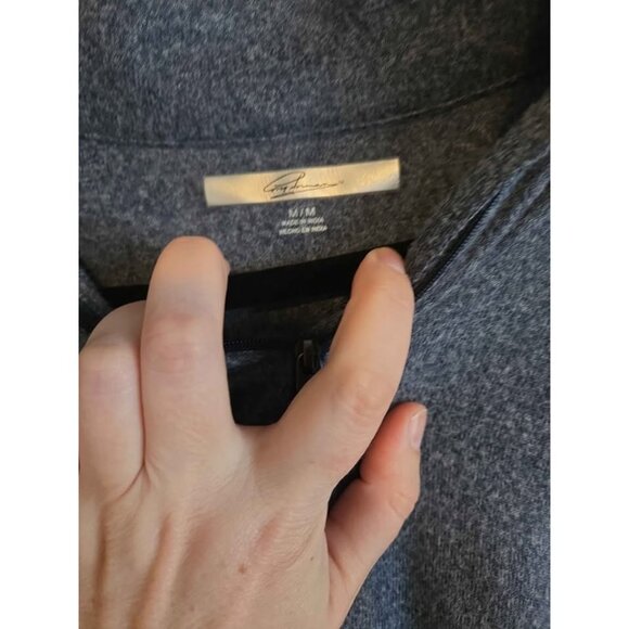 Greg Norman blue soft fleece quarter zip medium - Picture 3 of 5